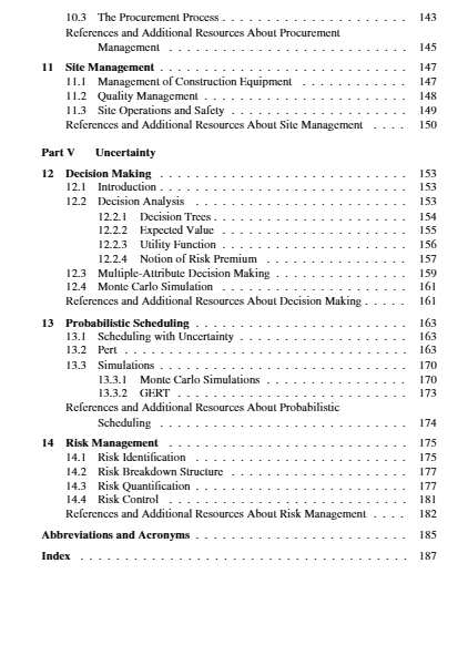 Project Management for Facility Constructions: A Guide for Engineers and Architects 2011th Edition