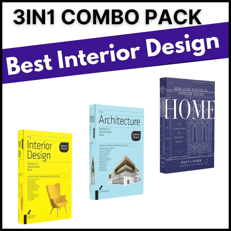 3IN1 COMBO PACK Best Interior Design Books - Bookread